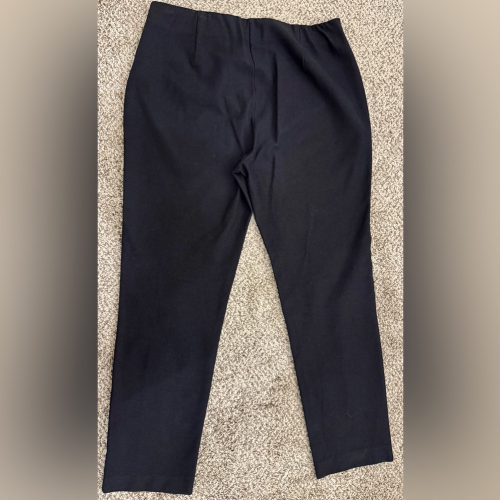 Kobi Halperin Uma Cotton Stretch Skinny Ankle Trousers Pants Black Women Size M